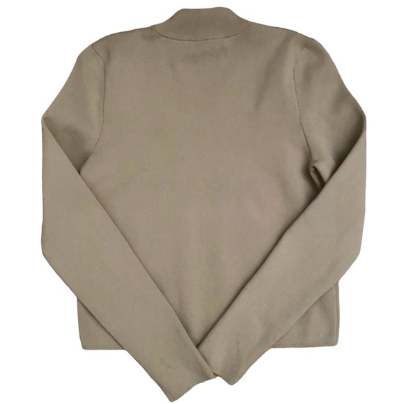 Tan Knit Turtleneck Sweater - Picture 2 of 3